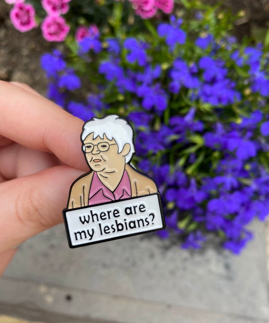 Where Are My Lesbians Enamel Pin - Etsy