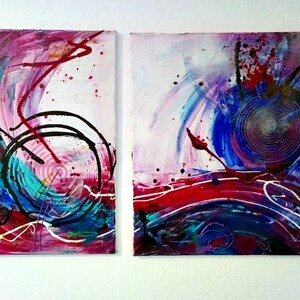 Change, Abstract Art, Handmade, Abstract Painting, Acrylic on Canvas, Modern Art, Wall Decor, Crazycreativ