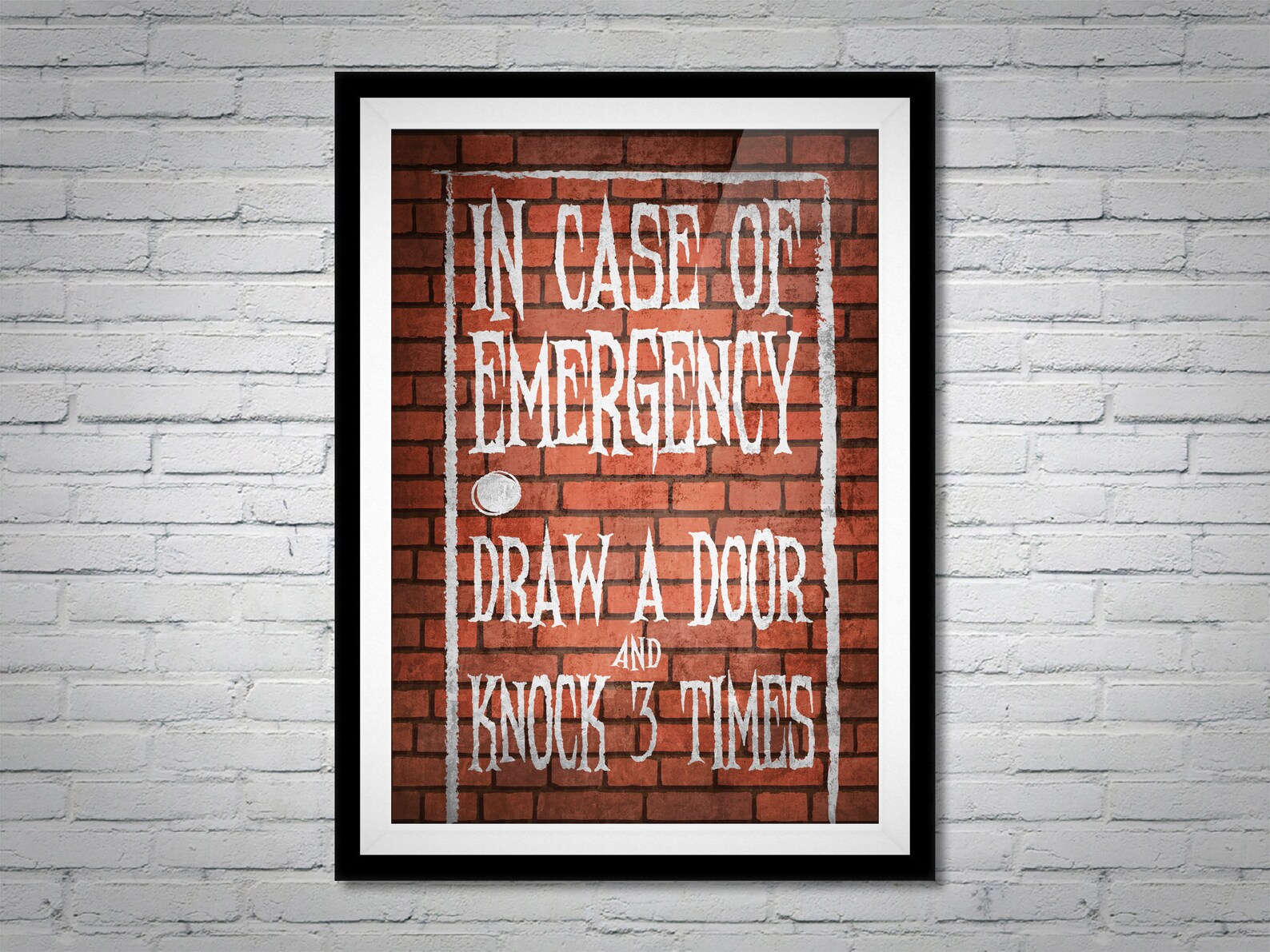 Beetlejuice Quote Movie Poster Draw a Door Print Tim Burton Etsy