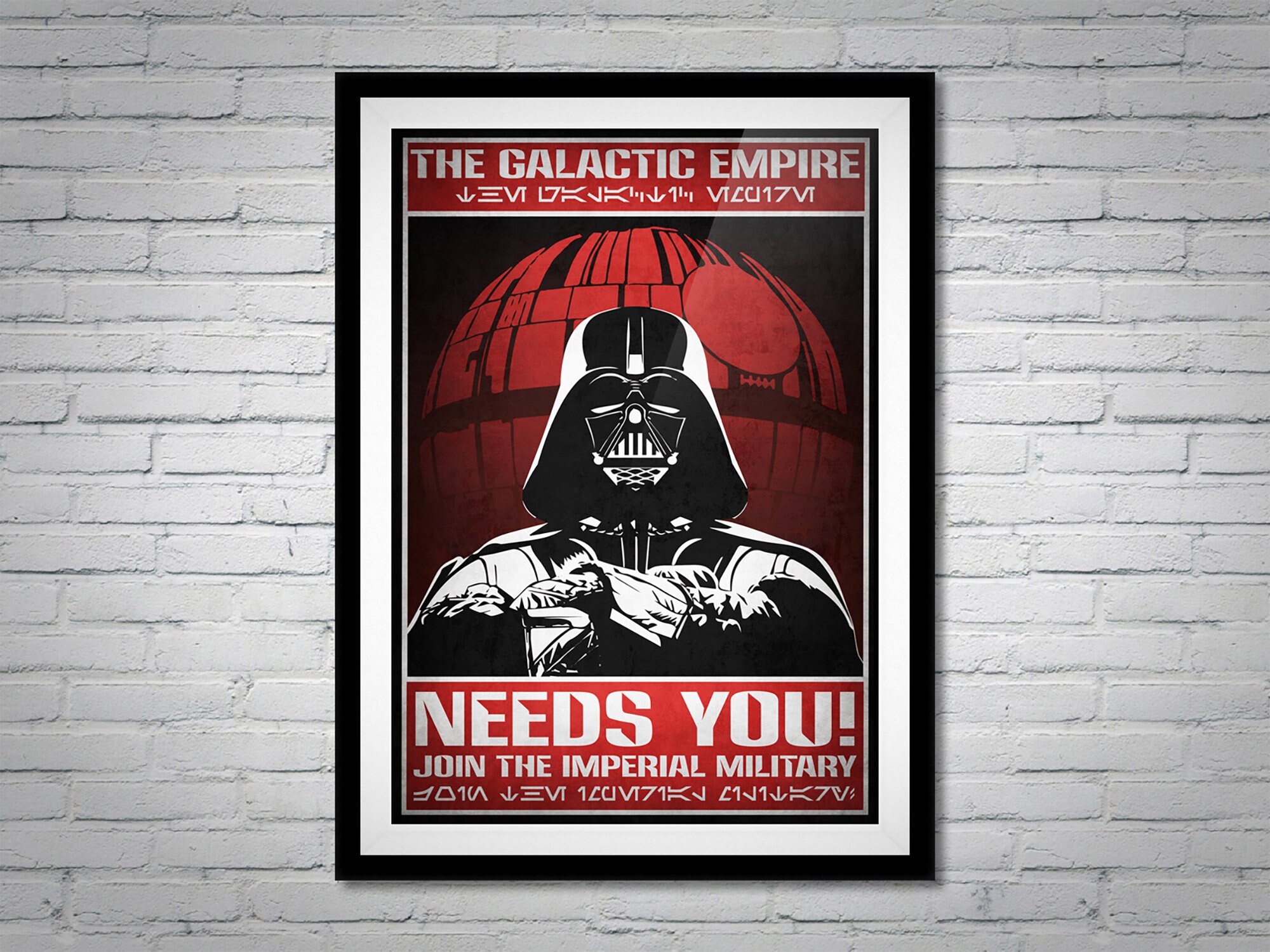 Star Wars Galactic Empire Movie Poster Print Collection SET OF Etsy