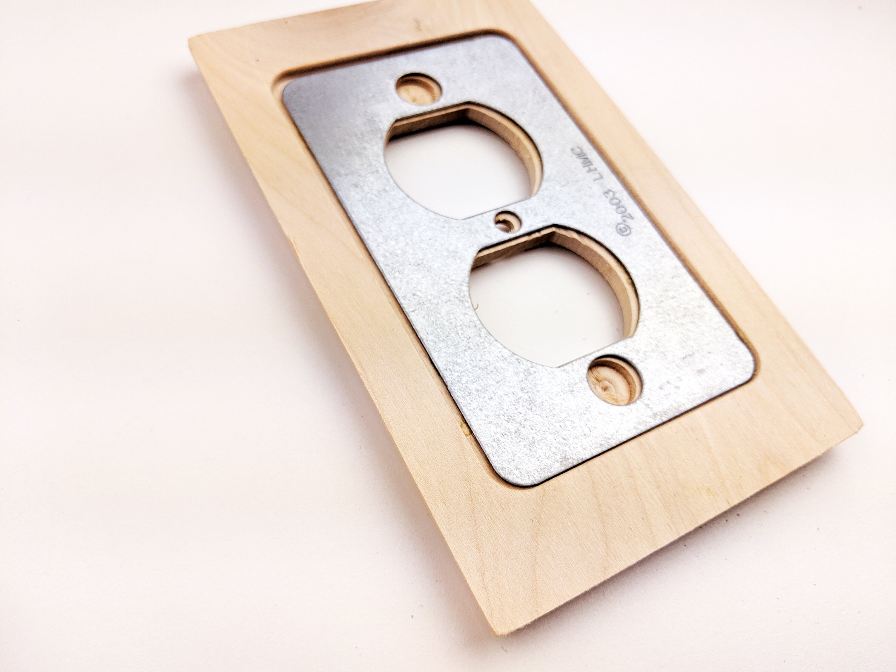 Wood Outlet Covers Set of 3 Nature Designs Etsy