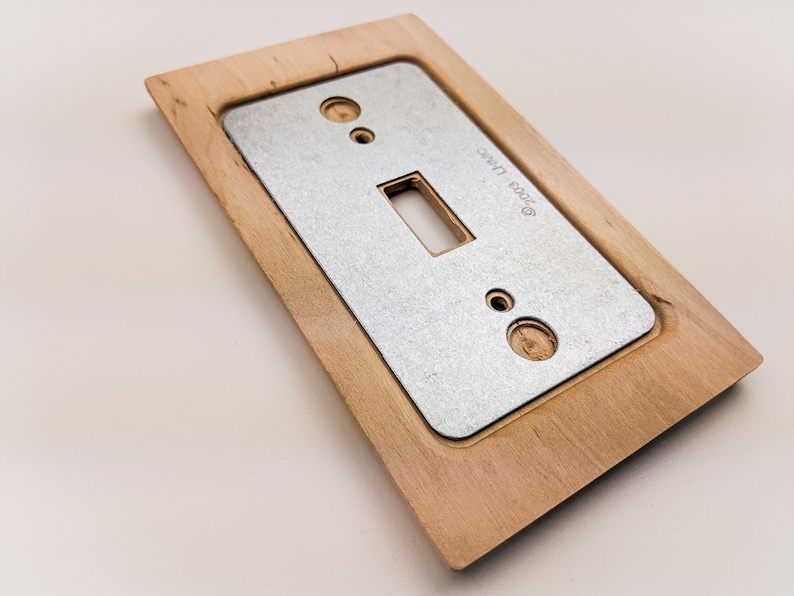 Wood Light Switch Cover Switchplate Michigan Etsy