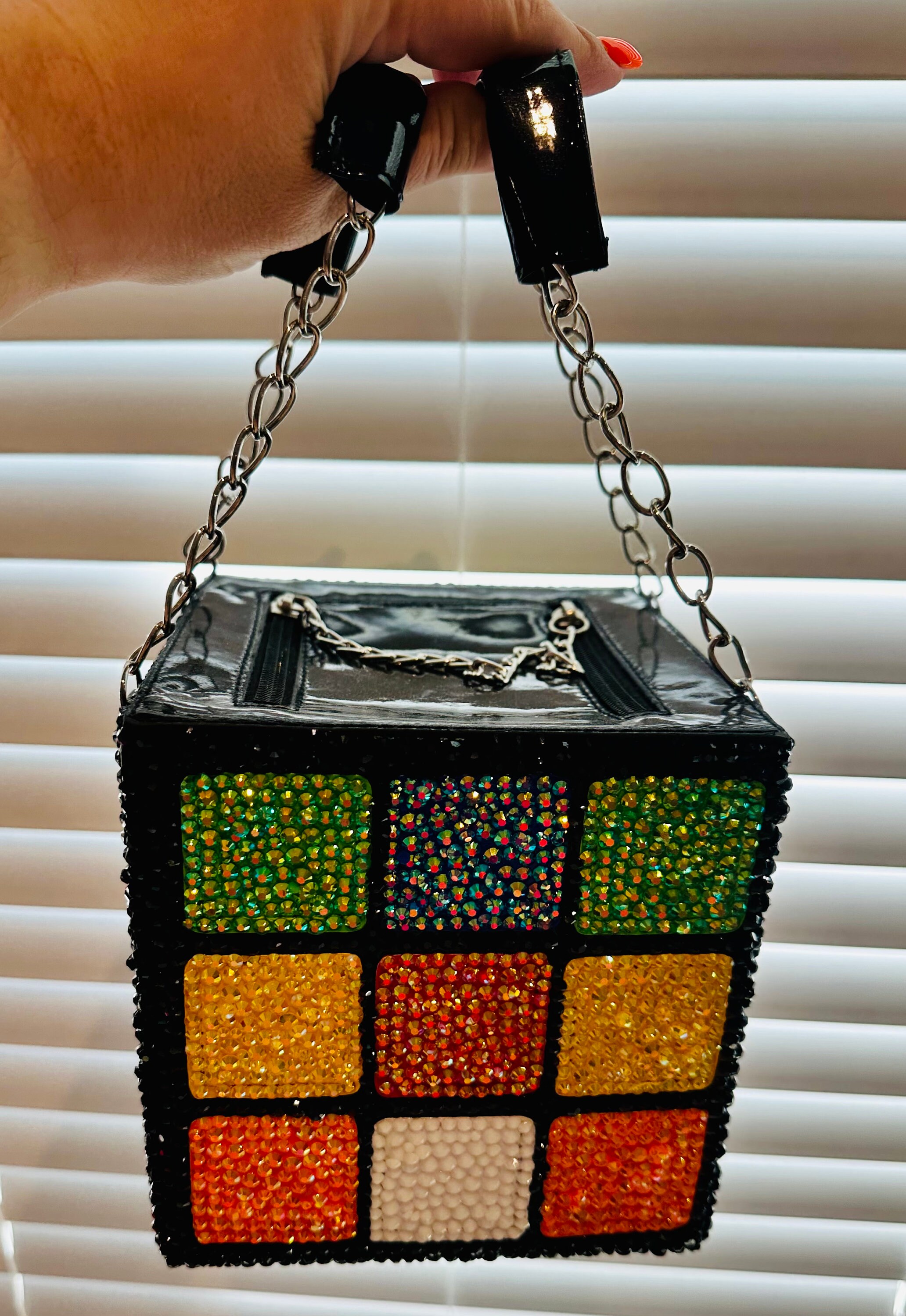 Women's Cute Cube Shape Handbag