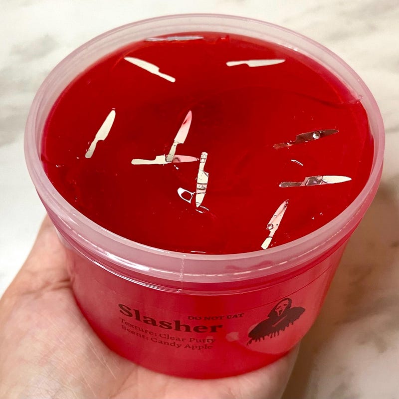 R Slime Clear Slime Red - Etsy