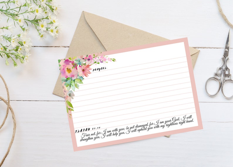 instant download daily prayer cards blank christian prayer