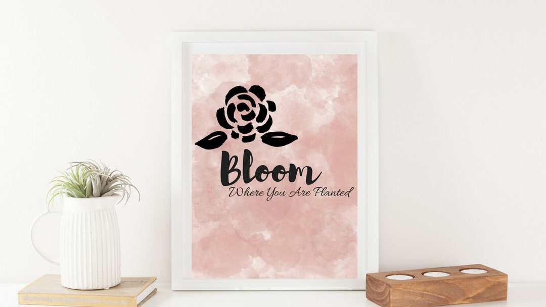 Inspirational Quote Print, Printable Wall Art Decor, Inspirational ...