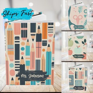 Personalized Teacher Notebook, Teacher Gift, Custom Name, Teacher Journal, Teacher Appreciation, Gift For Teacher, Teacher Supplies