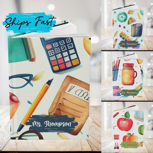 Personalized Teacher Notebook, Teacher Gift, Custom Name, Teacher Journal, Teacher Appreciation, Gift For Teacher, Teacher Supplies
