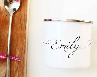 Enamel Mug Personalized best friend - gifts children with name
