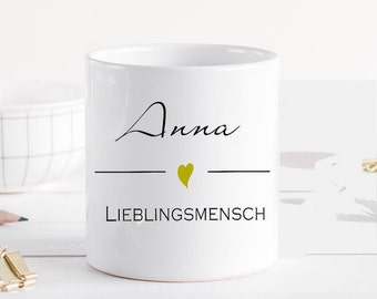 Personalized Coffee Mug / Thank You Gift / Gift Idea GIRLFRIEND /Mug Name /Individually Printed Office Coffee Mug Ceramic Cup