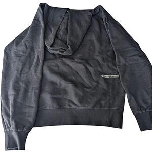 Disney Parks Mickey Mouse Mickey and Friends Washed Black Embroidered Hoodie M image 2