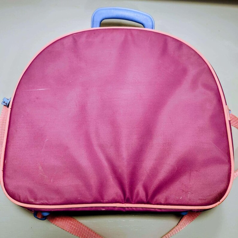vintage Razmoket Angelica Bag des années 90 Kids Overnight Bag Valise Violet Nickelodeon image 9