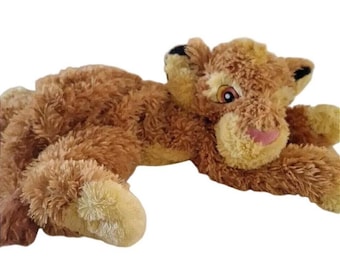 Disney Parks Lion King Simba Plush Pillow Pet Zipper Pouch Stuffed Animal 36"