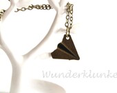 Chain PAPIERFLUGZEUG Aircraft bronze