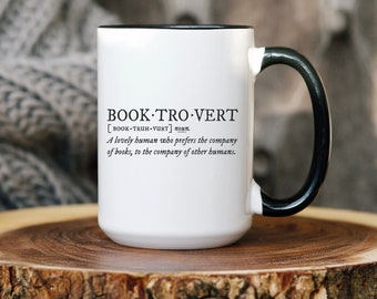 BOOKTROVERT Bookish Mug