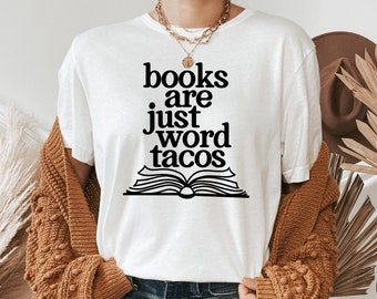 WORD TACOS Bookish T-Shirt