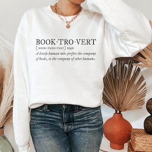 BOOKTROVERT Bookish Crewneck Sweatshirt image 2