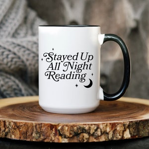 ALL NIGHT READING Bookish Mug