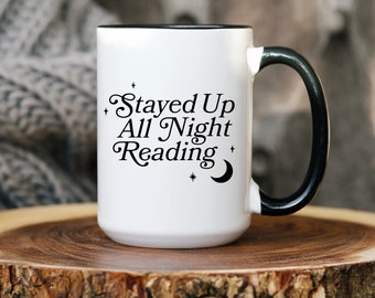 ALL NIGHT READING Bookish Mug