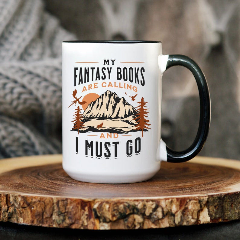 MY FANTASY BOOKS Bookish Mug image 1