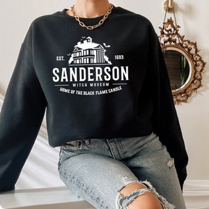 SANDERSON Witchy Crewneck Sweatshirt Black