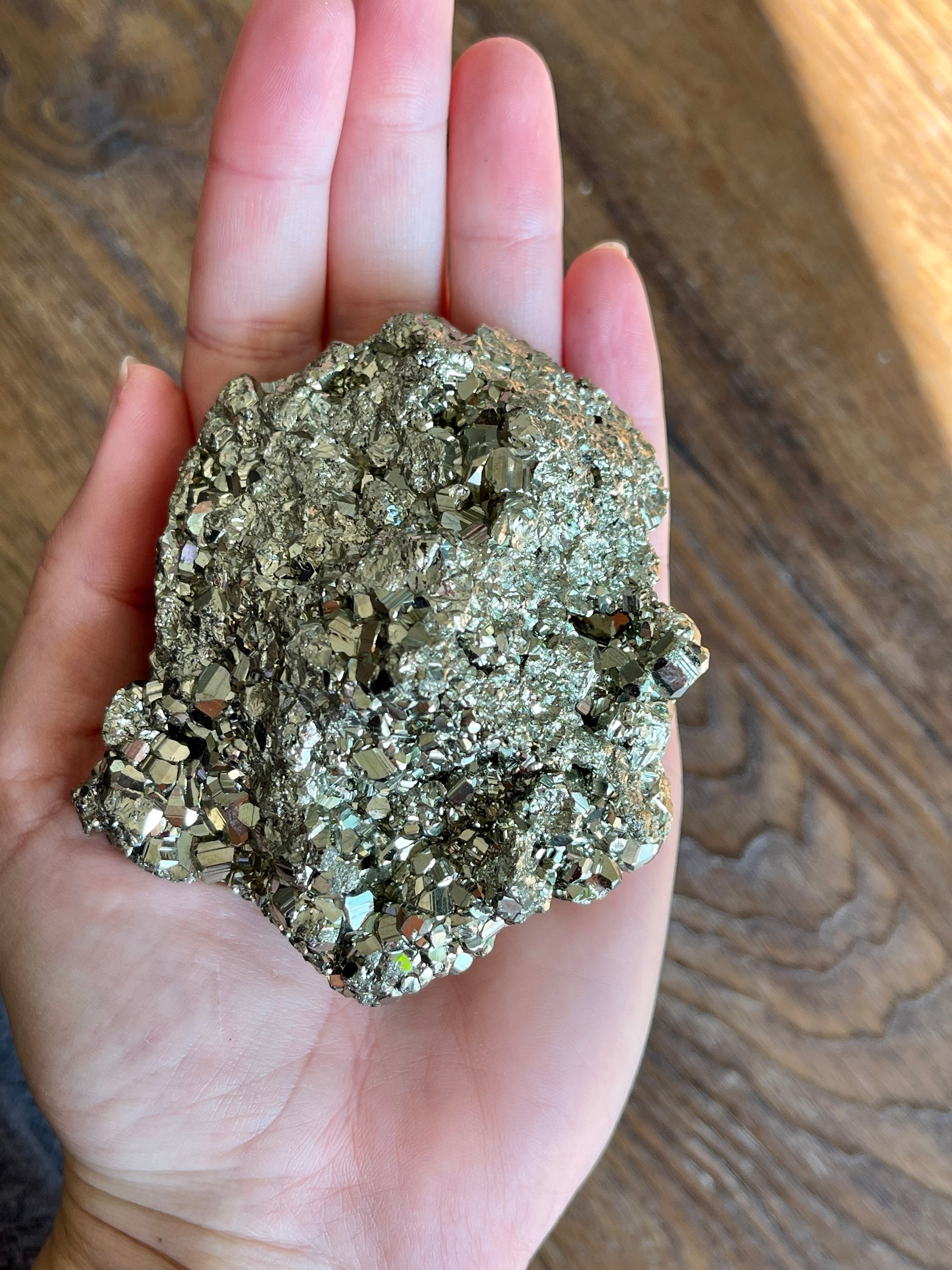 Large Pyrite Chunk Raw Pyrite Crystal Meditation Crystal Etsy