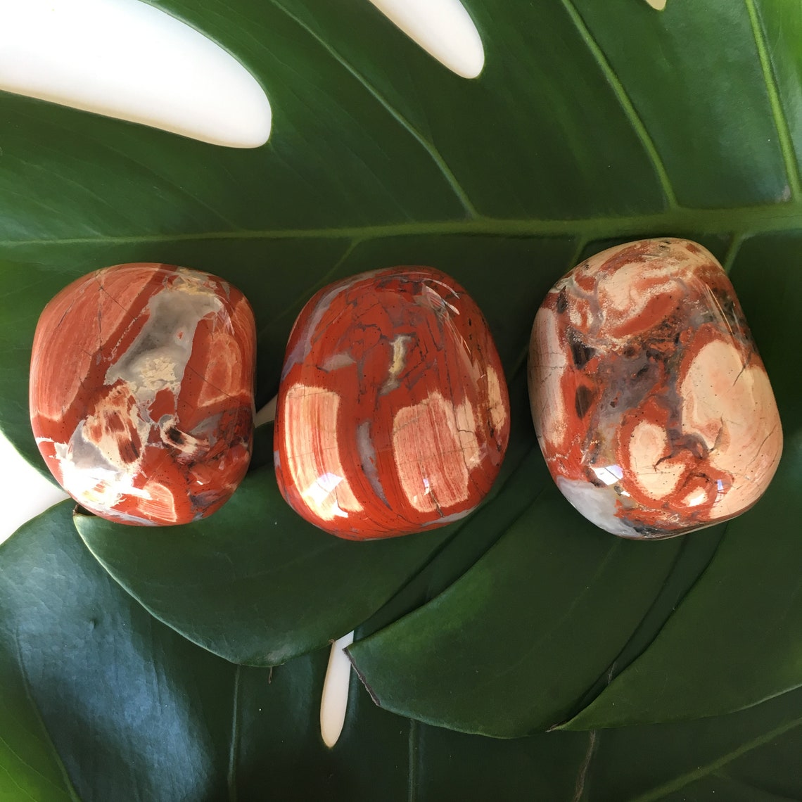 Large Tumbled Brecciated Jasper Brown Jasper Jasper Stone Etsy