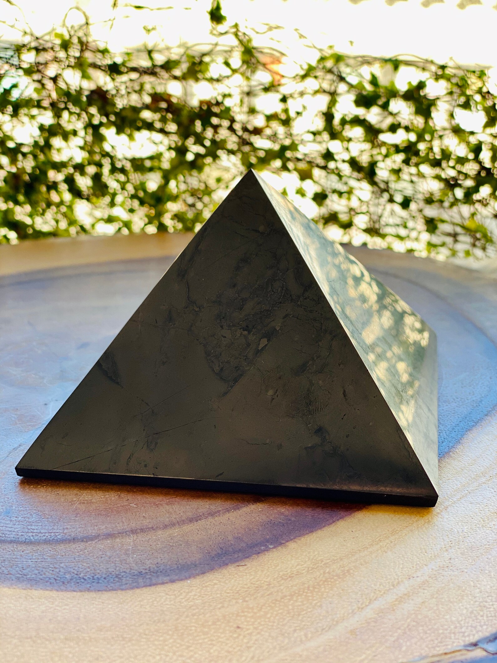 Extra Large Shungite Pyramid EMF Protection 5G Protector Etsy