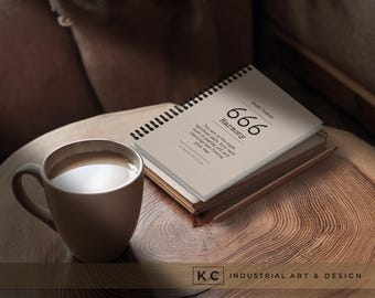 666 Angel Number Spiral Notebook | Balance & Harmony Journal