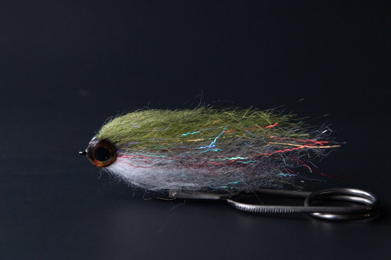 B8 Fly Fishing Streamer for Pike, Trout and Bass, USA Made, Hand Tied