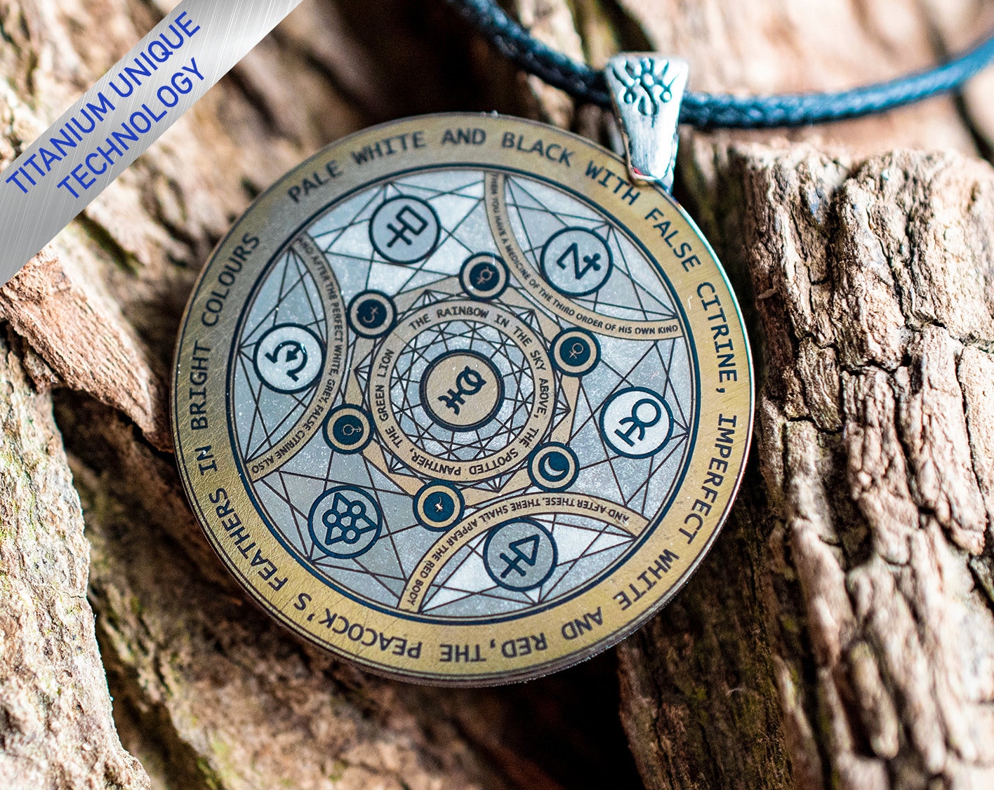 SOLOMON CIRCLE OF PROTECTION TALISMAN SOLID BRASS Occult Magic Amulet Magick 