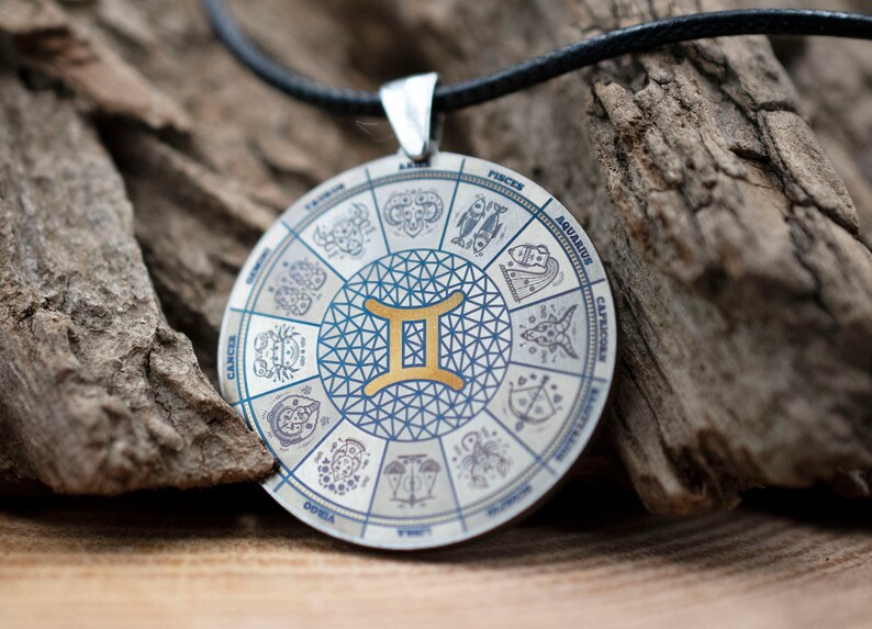 Gemini sign pendant Clearance