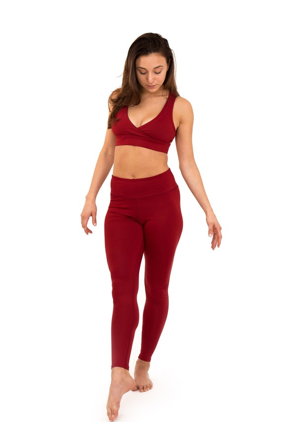 Truly Deeply Red Leggings Dark Red 