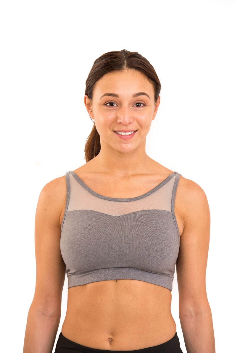 Elegant Ballerina Bra Top / Mesh Sports Bra/strappy Etsy