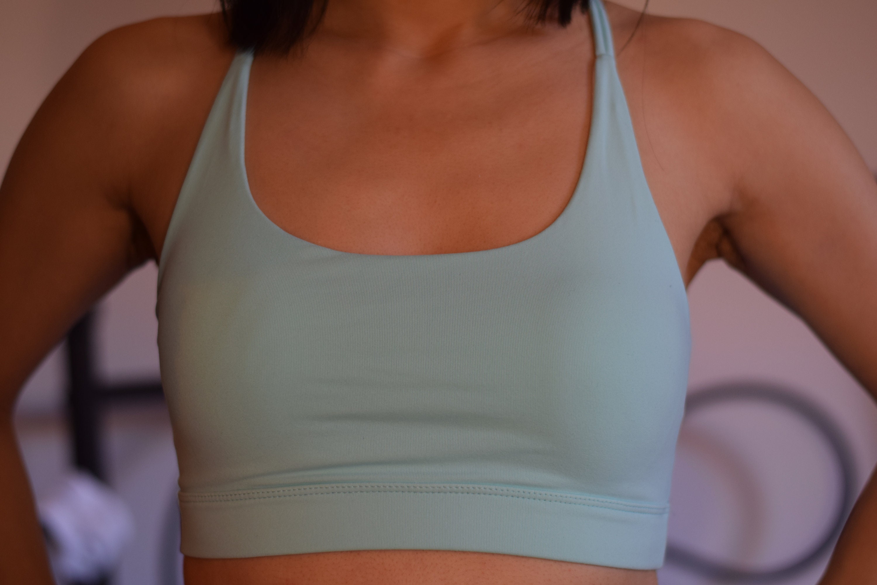 Heart Strings Bra Criss Cross Back Straps Cut Out Bralette Etsy