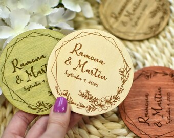 Wooden coasters wedding, coasters eco-friendly, personalized wedding favors for guests, rustic wedding party favors, wood coasters gift