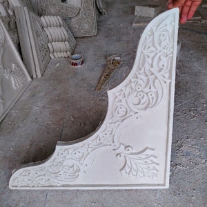 2 set of Moroccan Plaster Gypsum Arches, handmade Plaster Arch, 60 cm Height & width, Moroccan wall decor, Moroccan Plaster wall decoration