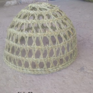 2 Set Of Essaouira seagrass Circle lamp S M XL sizes, hanging light fixture, hanging Wicker, doum hanging Lampshade, Palm Straw chandelier
