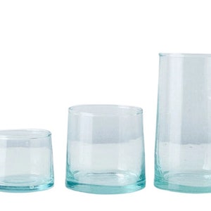 Recycled Stemless Flutes - Set of 6