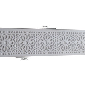 2 set Marokkaanse gipsgipsstaven, handgemaakt gipswanddecor, Marokkaans gipsdecor, Marokkaanse gipswanddecoratie, geometrisch paneel