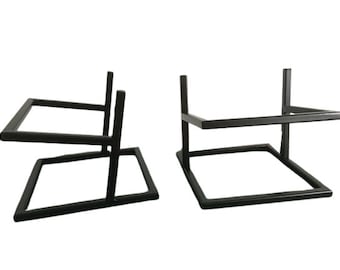 2 set of steel speaker stand, handmade iron speaker stand set