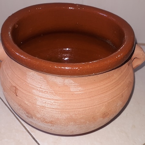Eco Moroccan Cooking tangia tanjia from marrakech - moroccan vintage - tangia pot clay - moroccan artisanat handmade  cooking pot