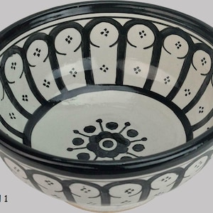 Moroccan ceramic Bowl, ceramic Moroccan dishes, hand painted ceramic tableware, handmade painted dinnerware, moroccan ceramic plates