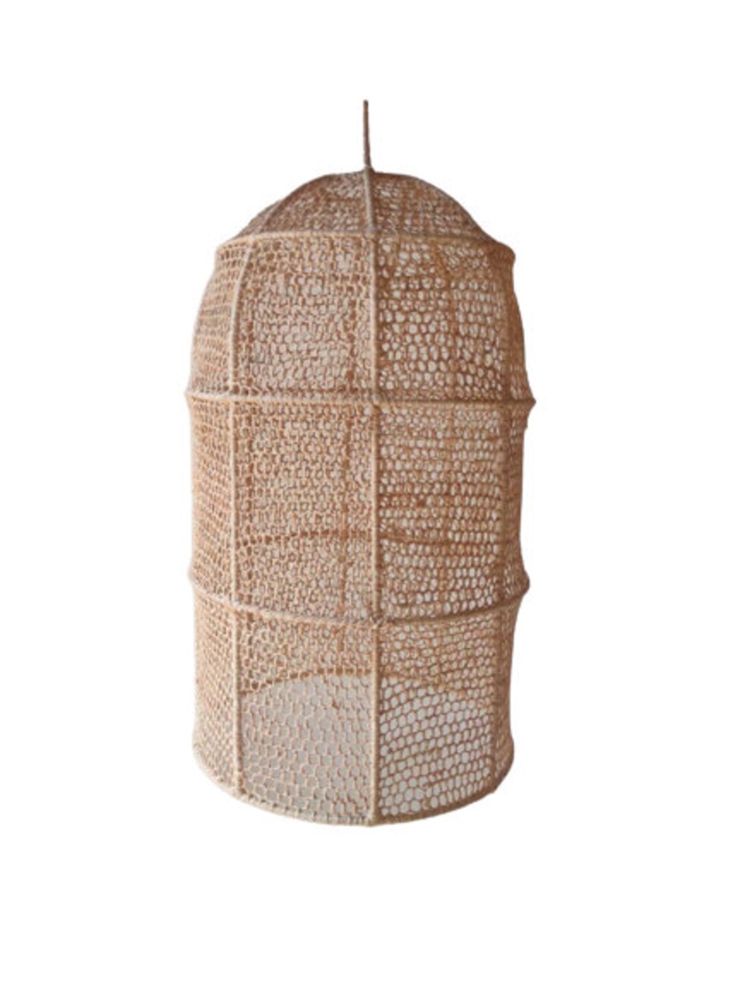 Moroccan Raffia Lampshades, Natural Raffia Lampshade Pendant Light ...