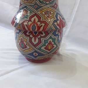 Moroccan ceramic boxes, handamade Ceramic Jewellery Boxes, hand painted box, moroccan ceramic