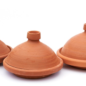 Moroccan ceramic Tagine for cooking unglazed 30 cm / 20 cm / 40 cm - moroccan handmade tagine - moroccan tagine