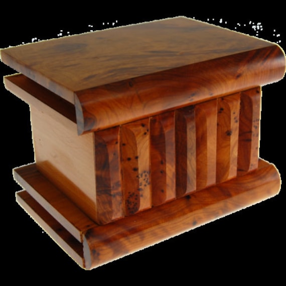 4 x3 Burl caja secreta de madera thuya, madera thuya de alta calidad, caja  de apertura mágica, caja de seguridad secreta, joyería pequeña caja de  madera thuya hecha a mano -  España