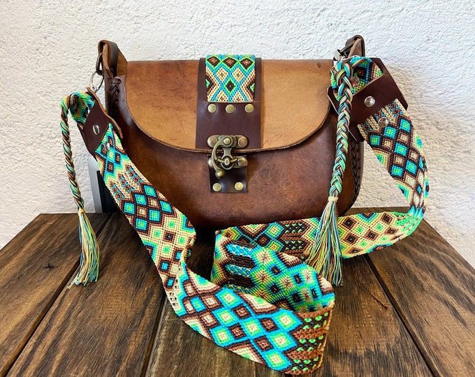 Mexican Shoulder Bag Leather Bag Chiapas Bag. Etsy