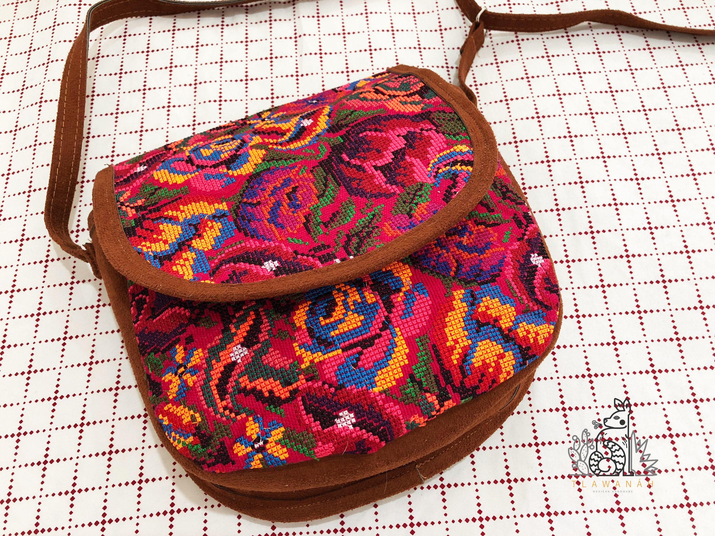 Embroidered shoulder bag Mexican shoulder bag Oaxacan bag Etsy