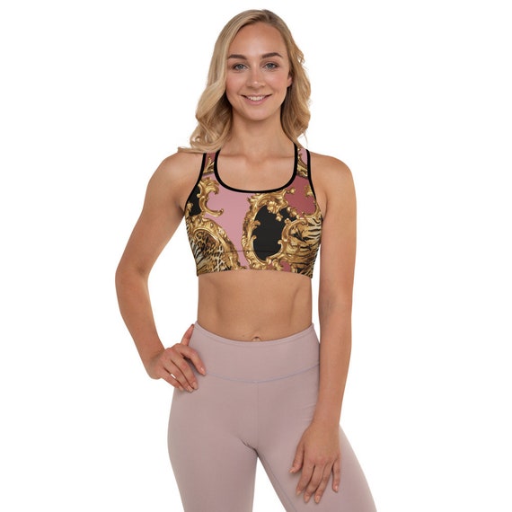 Padded Sports Bra gym Workout Running Exercise Custom Gold Yoga Leggings  Top Tights Lingerie Bikini Underwear Shirt Dress Swimwear 